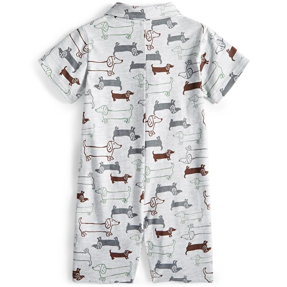 商品First Impressions|Baby Boys Walking Dogs Printed Sunsuit, Created for Macy's,价格¥68,第2张图片详细描述