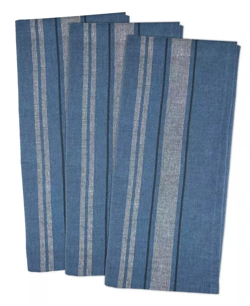 商品Design Imports|Chambray French Stripe Woven Dishtowel, Set of 3,价格¥127,第1张图片