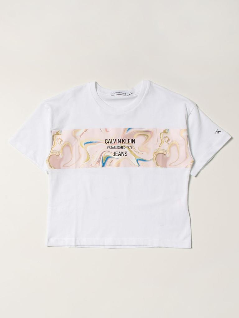 Calvin Klein T-shirt with graphic print商品第1张图片规格展示