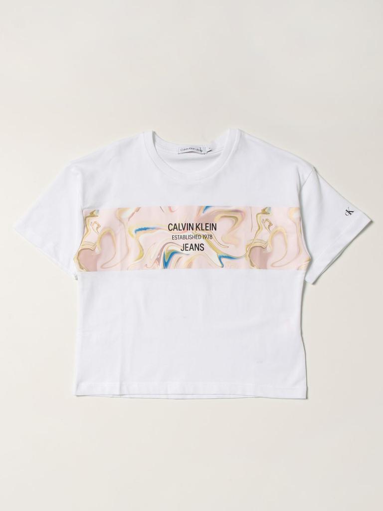 商品Calvin Klein|Calvin Klein T-shirt with graphic print,价格¥115,第1张图片