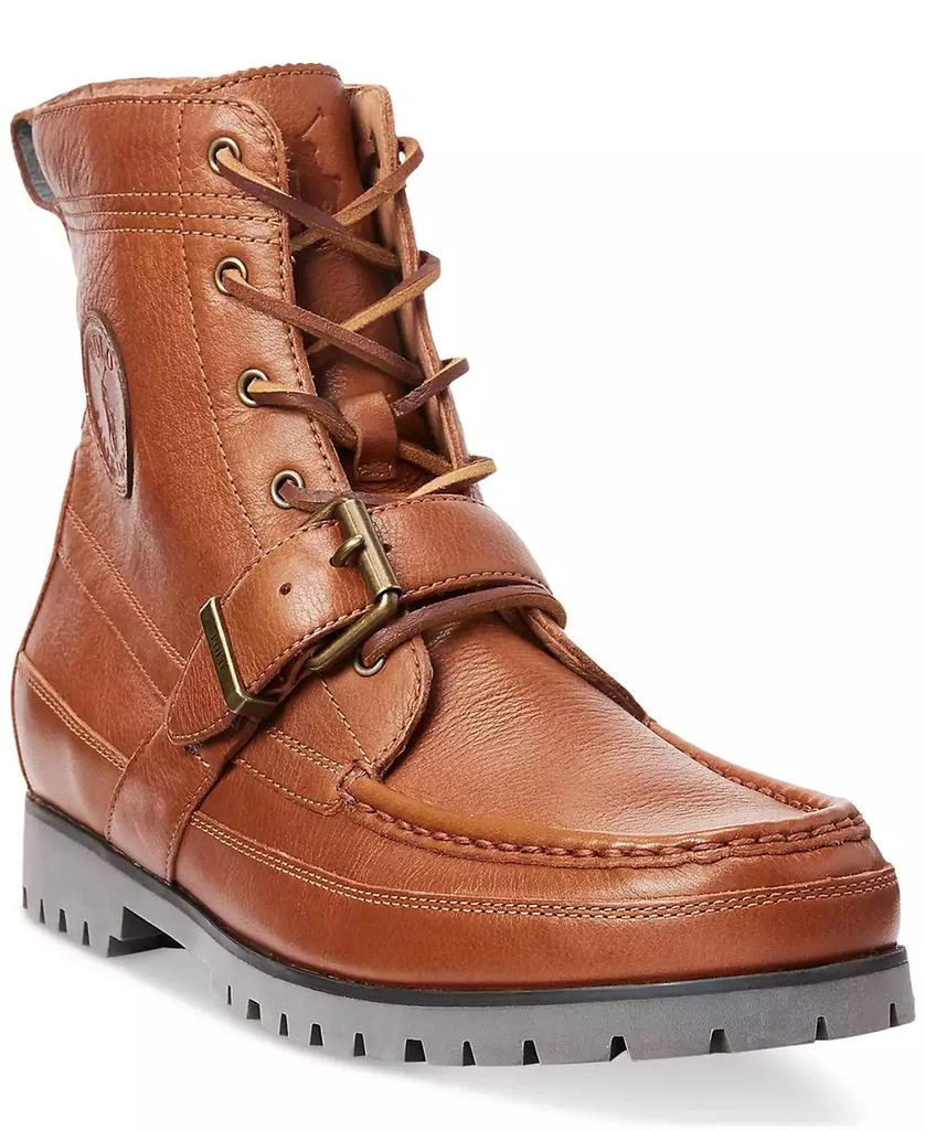 商品Ralph Lauren|Men's Ranger Tumbled Leather Boot,价格¥899,第1张图片