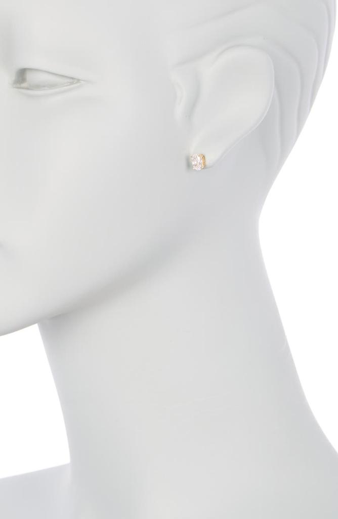 CZ Oval Stone Stud Earrings商品第2张图片规格展示