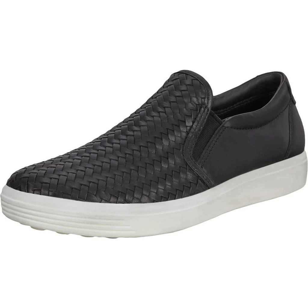 商品ECCO|ECCO Womens Soft 7 Leather Low Top Slip-On Sneakers,价格¥598,第2张图片详细描述