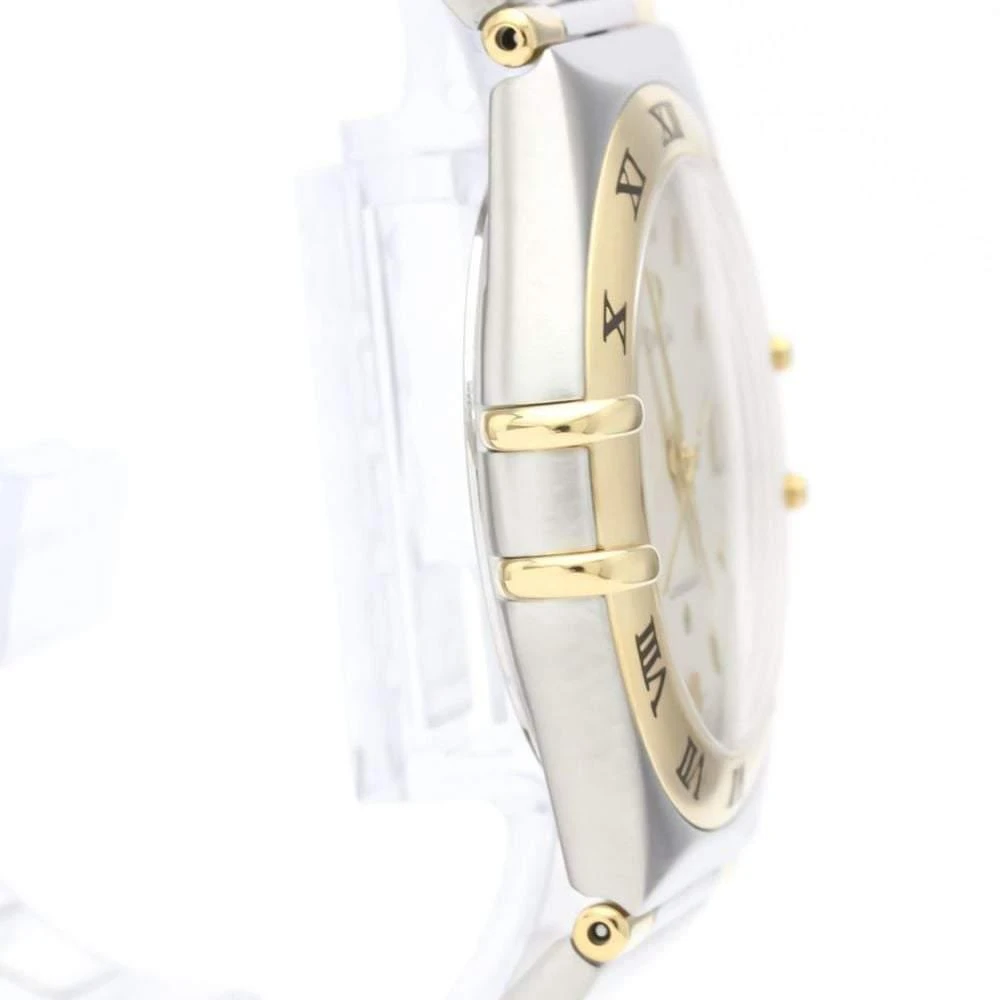 Omega Silver 18k Yellow Gold And Stainless Steel Constellation 1312.30 Quartz Men's Wristwatch 33 mm 商品