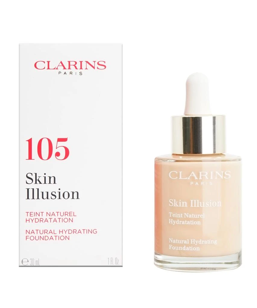 商品Clarins|Skin Illusion Natural Hydrating Foundation 105 Nude 1 OZ,价格¥213,第1张图片