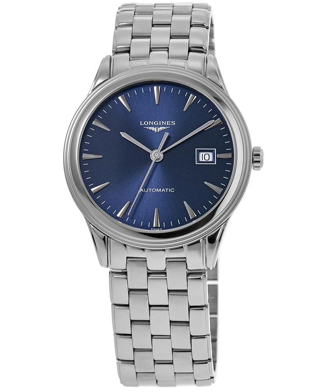 商品Longines|Longines Flagship Automatic Blue Dial Stainless Steel Men's Watch L4.984.4.92.6,价格¥8043,第1张图片