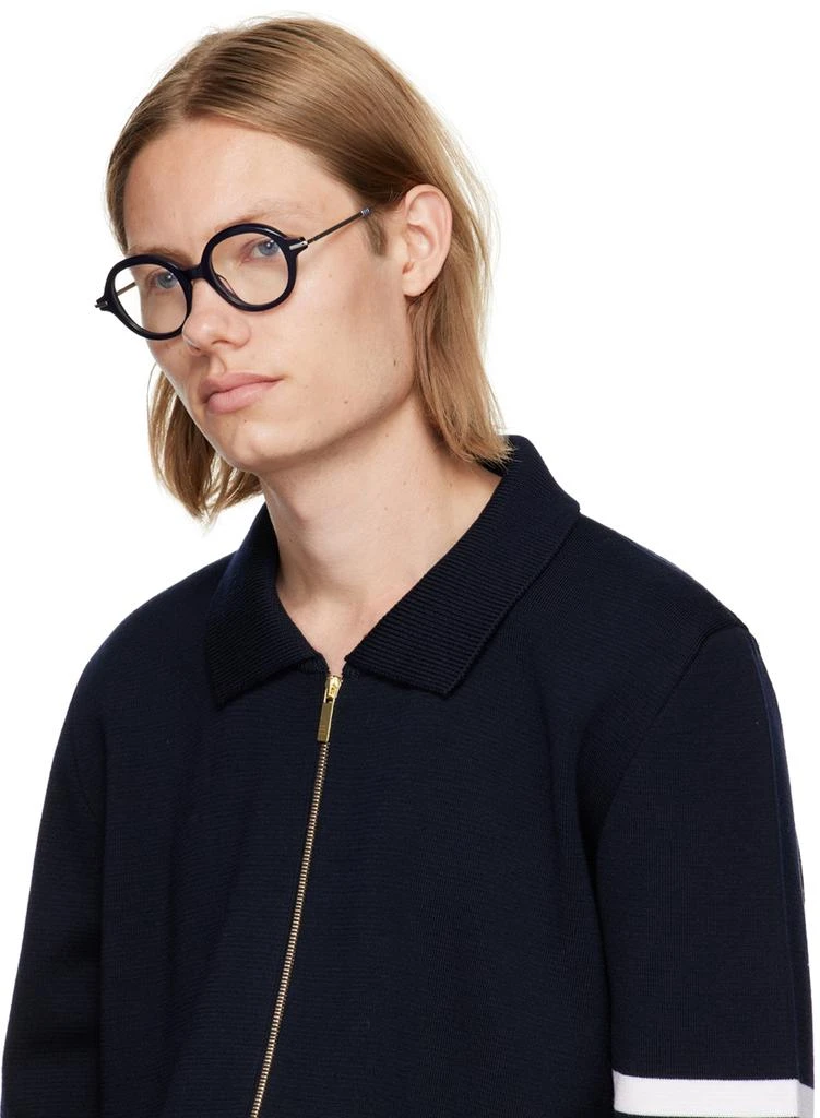 商品Thom Browne|海军蓝 TB000 眼镜,价格¥4353,第4张图片详细描述