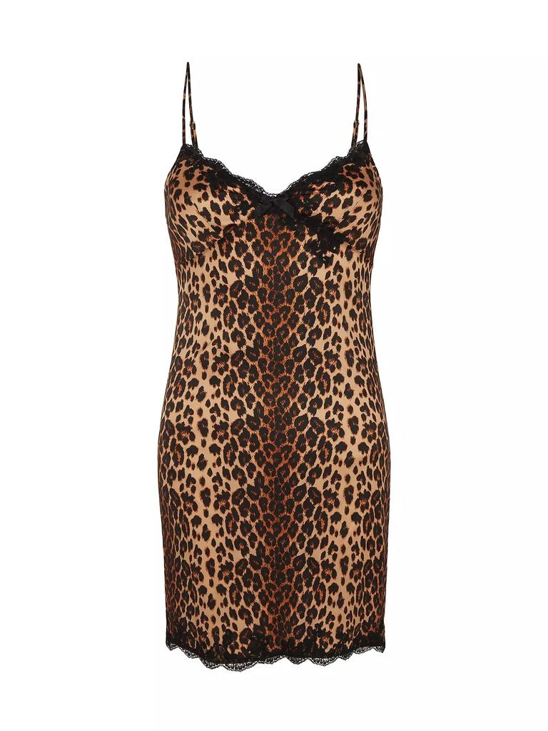 商品L'Agent by Agent Provocateur|Molly Leopard-Print Silk Slip Dress,价格¥1667,第1张图片