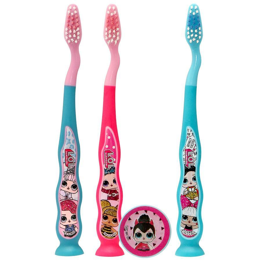 商品Dr. Fresh|Surprise Value Pack Suction Cup Toothbrush with Cap,价格¥26,第5张图片详细描述