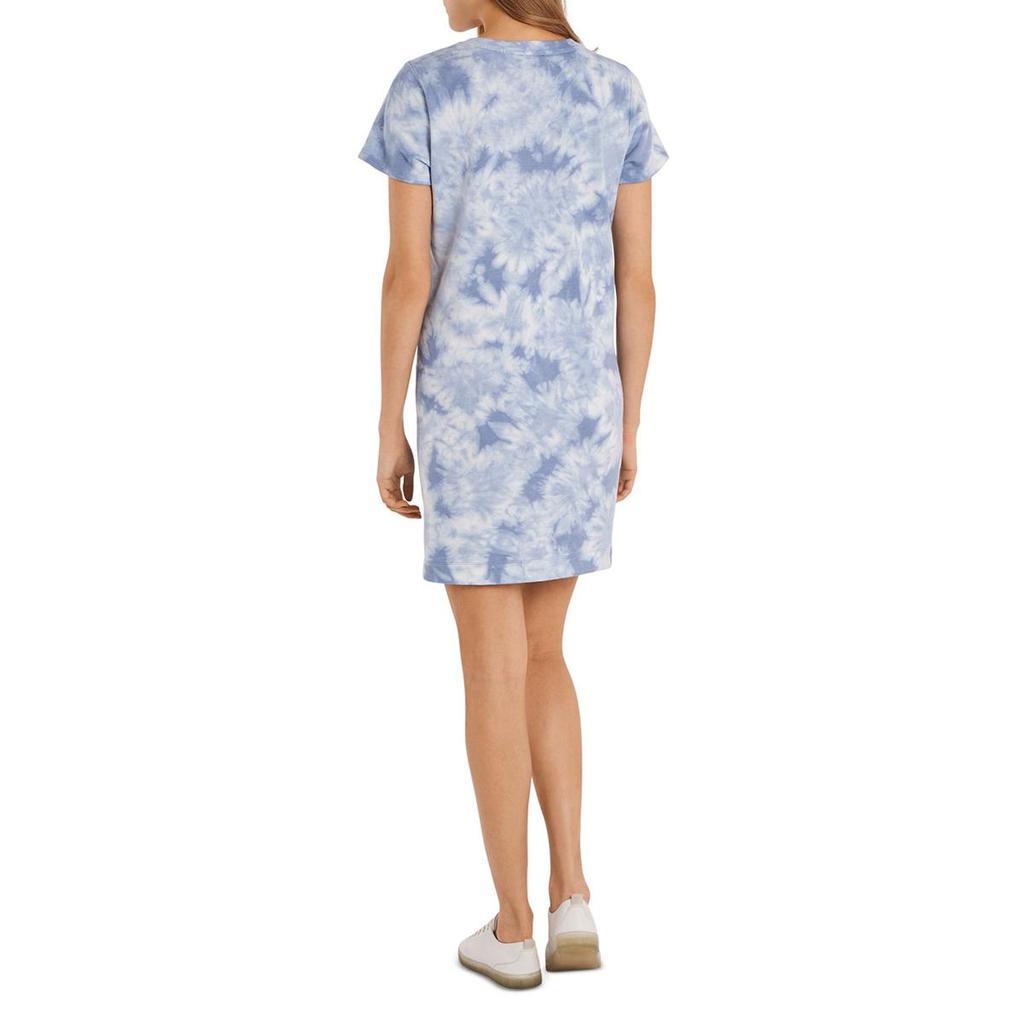 Vince Camuto Womens Tie-Dye Short Sleeve T-Shirt Dress商品第4张图片规格展示