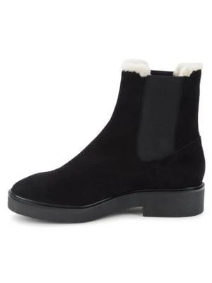 商品Stuart Weitzman|Alpine Faux Fur Lined Suede Chelsea Boots,价格¥1481,第4张图片详细描述