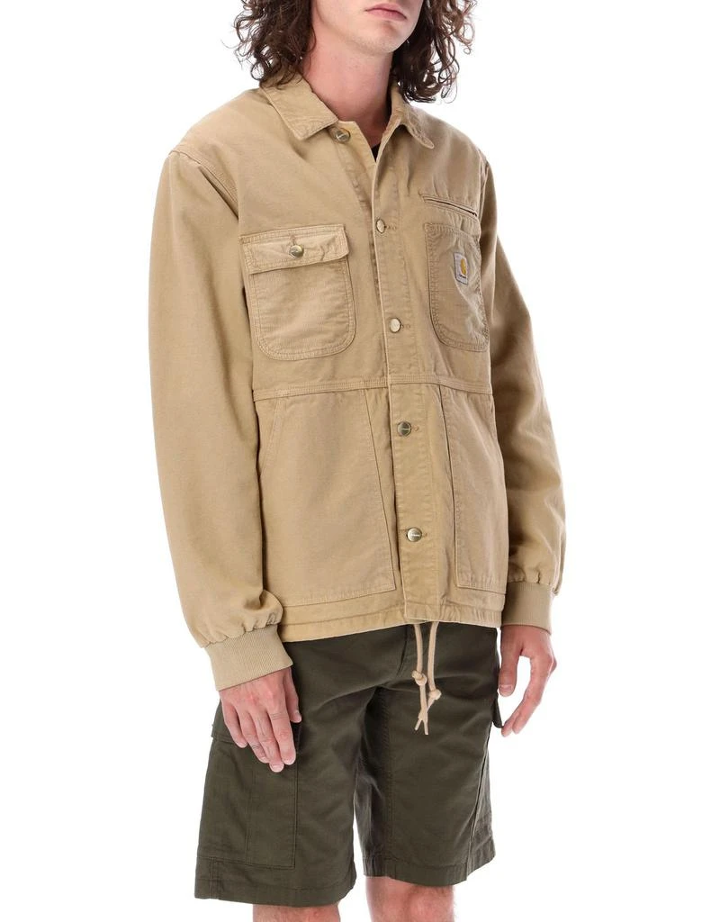 商品Carhartt WIP|Carhartt WIP Logo Patch Long-Sleeved Shirt Jacket,价格¥1163,第3张图片详细描述