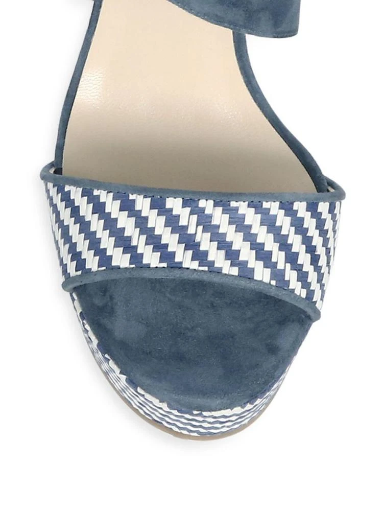 商品Jimmy Choo|Woven Wedge Sandals,价格¥1650,第3张图片详细描述