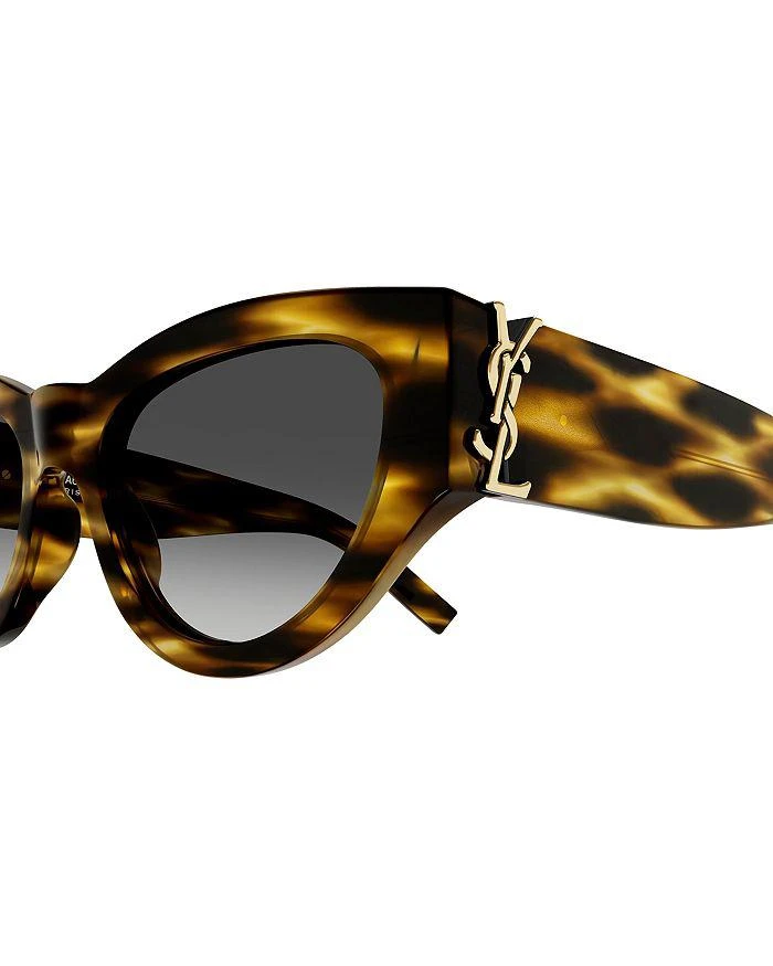 商品Yves Saint Laurent|Monogram Cat Eye Sunglasses, 53mm,价格¥3947,第3张图片详细描述