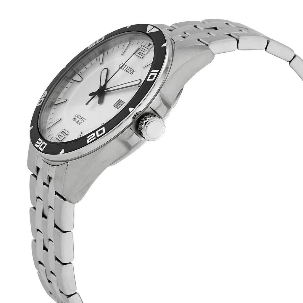 商品Citizen|Quartz White Dial Stainless Steel Men's Watch BI5051-51A,价格¥637,第2张图片详细描述