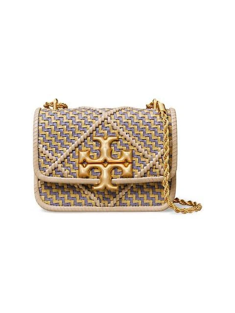 商品Tory Burch|Small Eleanor Woven Leather Crossbody Bag,价格¥6360,第1张图片