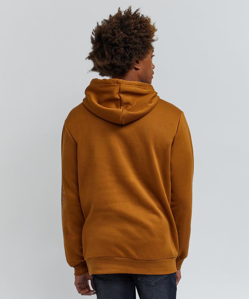 Basic Sterling Logo Sleeve Print Hoodie - Copper商品第8张图片规格展示