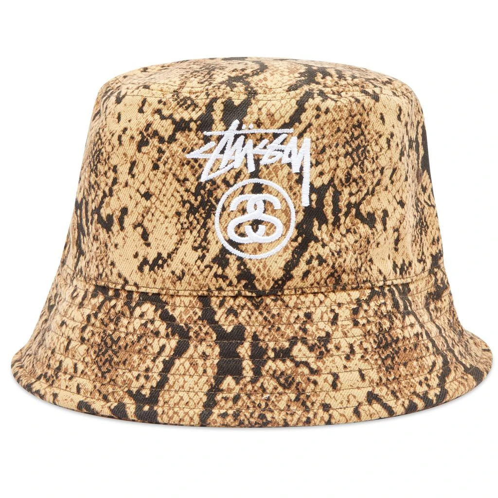 商品STUSSY|Stussy Stock Logo Bucket Hat,价格¥328,第1张图片