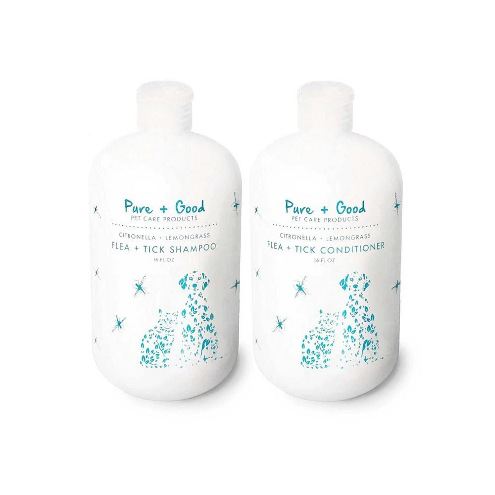 商品Pure + Good|Pet Flea + Tick Shampoo  Conditioner Set,价格¥210,第1张图片