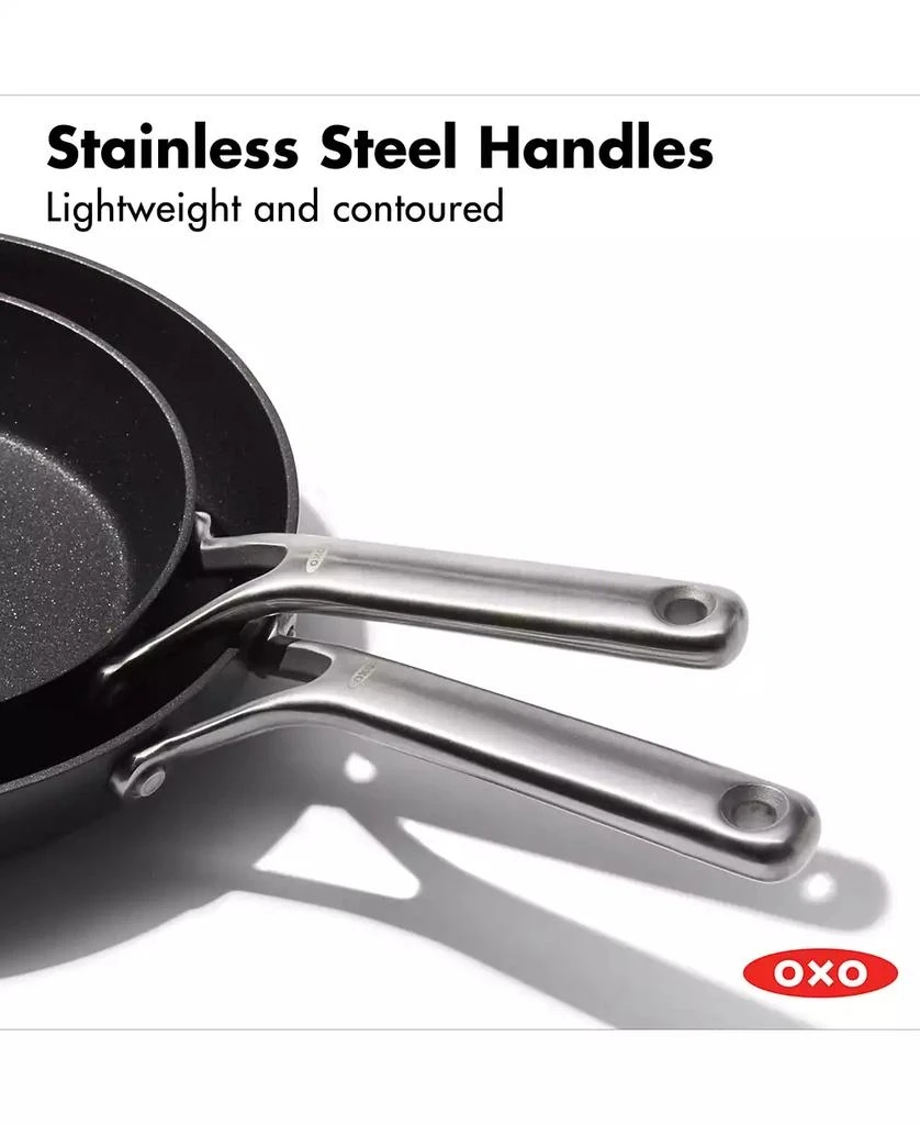 商品OXO|Professional HA 2-Pc. Ceramic Nonstick Frypan Set,价格¥1228,第4张图片详细描述