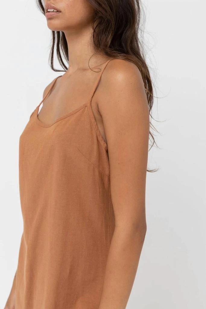 商品Rhythm.|Classic Slip Dress In Caramel,价格¥290,第3张图片详细描述