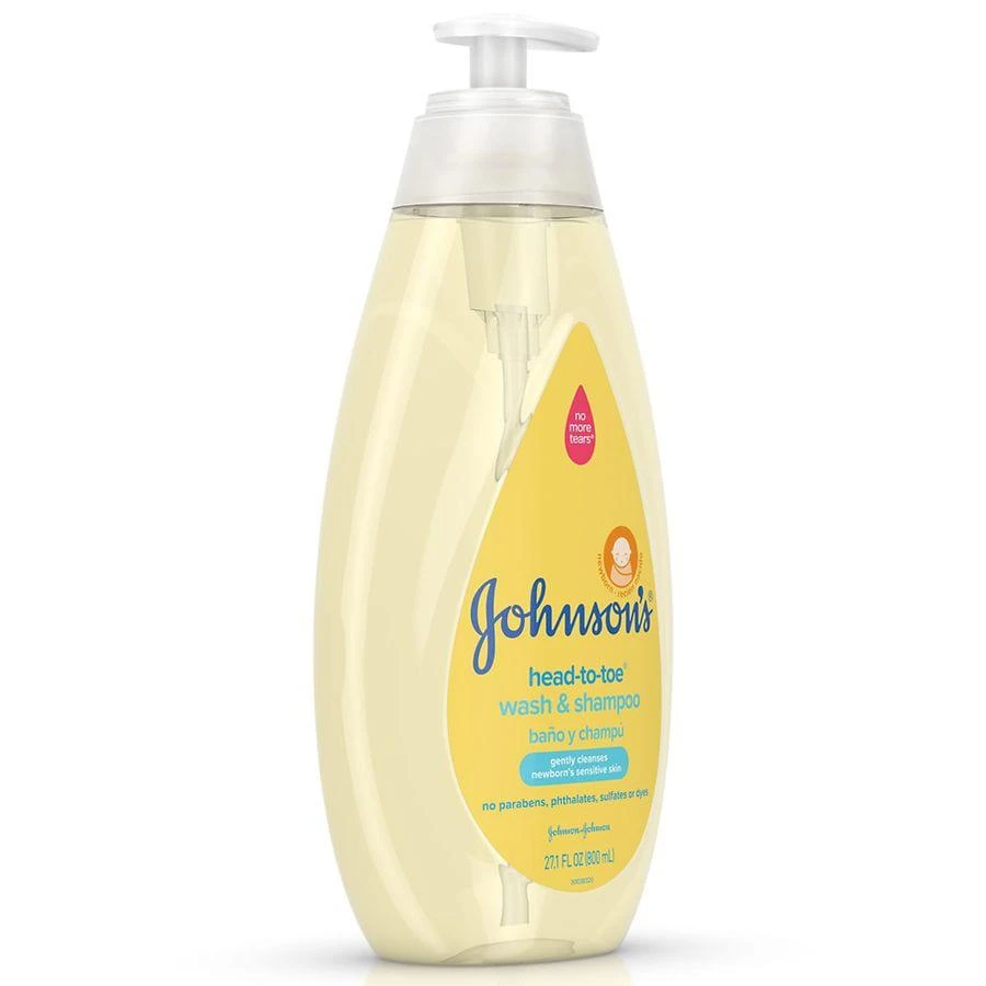 商品Johnson's Baby|Head-To-Toe Tear-Free Body Wash & Shampoo,价格¥96,第2张图片详细描述