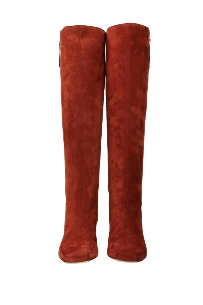 商品Salvatore Ferragamo|Boots avio Suede Orange,价格¥4403,第3张图片详细描述
