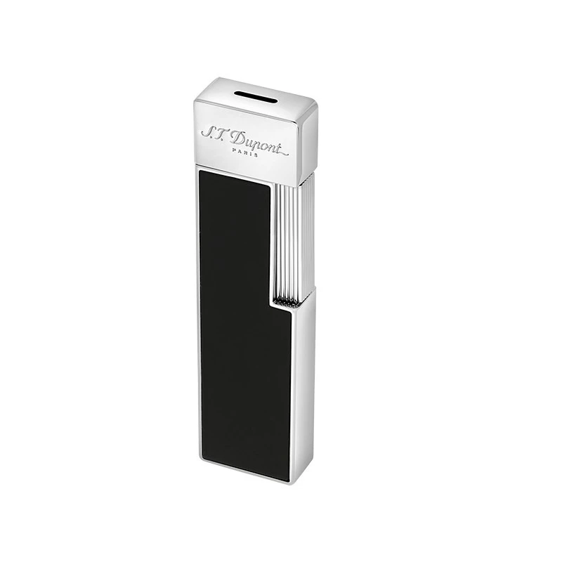 商品ST Dupont|【预售3-7天】DUPONT男女通用黑色漆面黄铜镀铬饰面火炬火焰打火机030001,价格¥1938,第1张图片