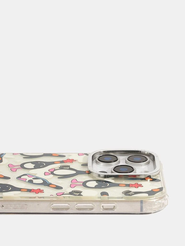 商品Skinnydip London|Wallace & Gromit x Skinnydip Feathers Repeat Shock iPhone Case,价格¥269,第3张图片详细描述