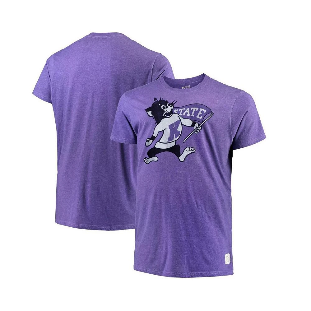 商品The Original Retro Brand|Men's Purple Kansas State Wildcats Big and Tall Mock Twist T-shirt,价格¥297,第1张图片