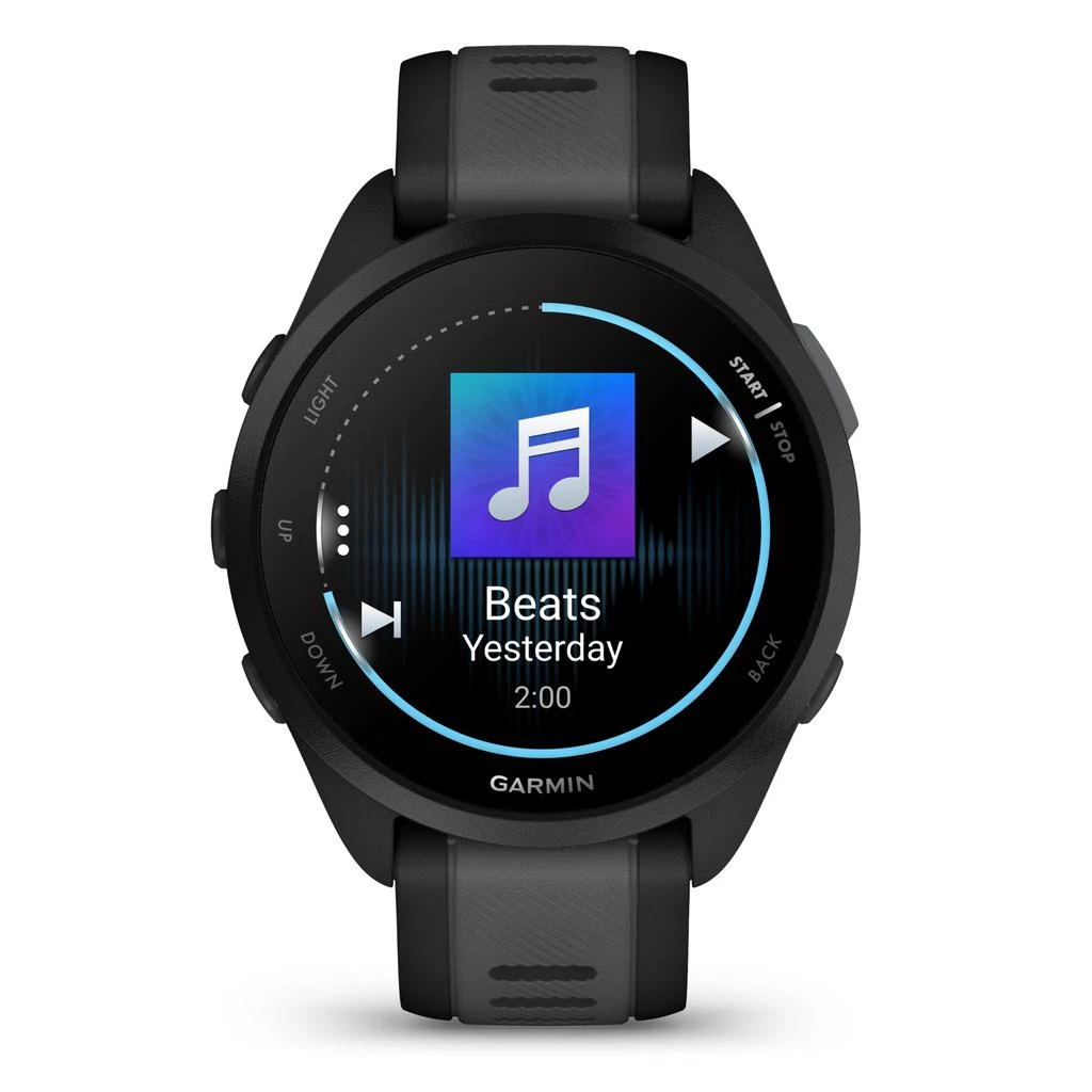 商品Garmin|Garmin Forerunner 165 Music - Black/Slate Gray,价格¥2216,第2张图片详细描述