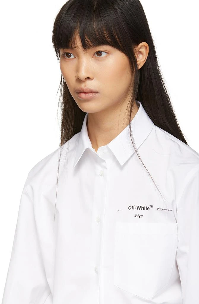 商品Off-White|White Wrap Shirt,价格¥2562,第4张图片详细描述