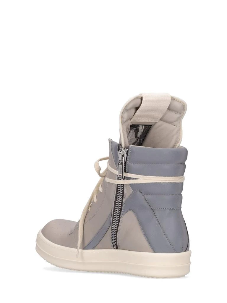 商品Rick Owens|Geobasket Leather High Top Sneakers,价格¥6424,第3张图片详细描述