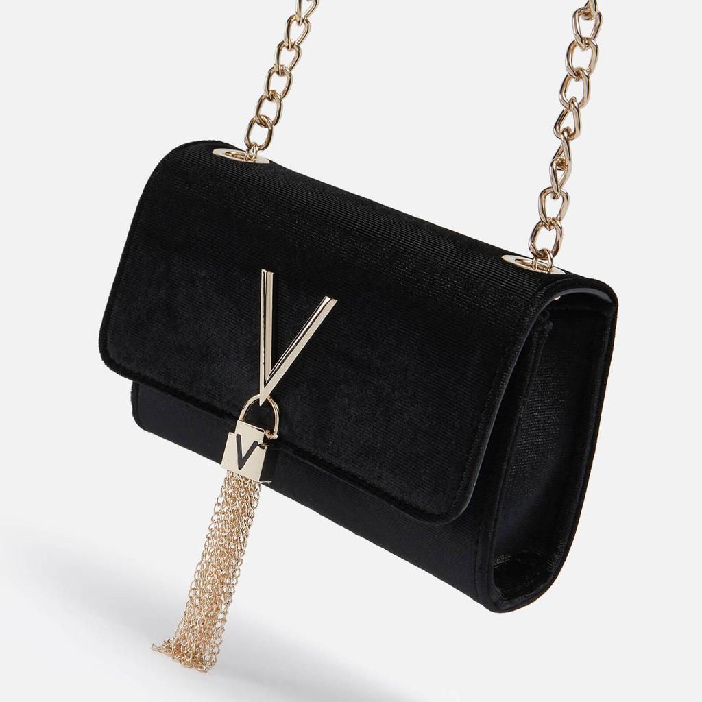 商品Mario Valentino|Valentino Bags Women's Divina Velvet Gift Shoulder Bag - Black,价格¥788,第6张图片详细描述