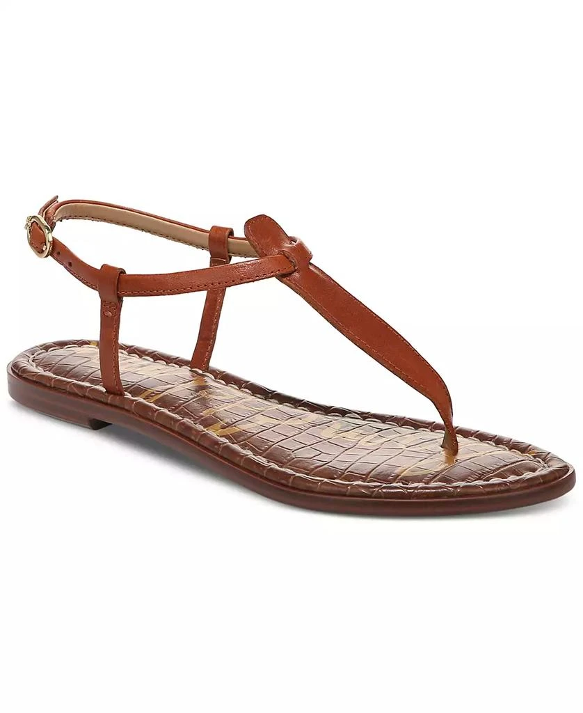 商品Sam Edelman|Women's Gigi T-Strap Flat Sandals,价格¥911,第1张图片