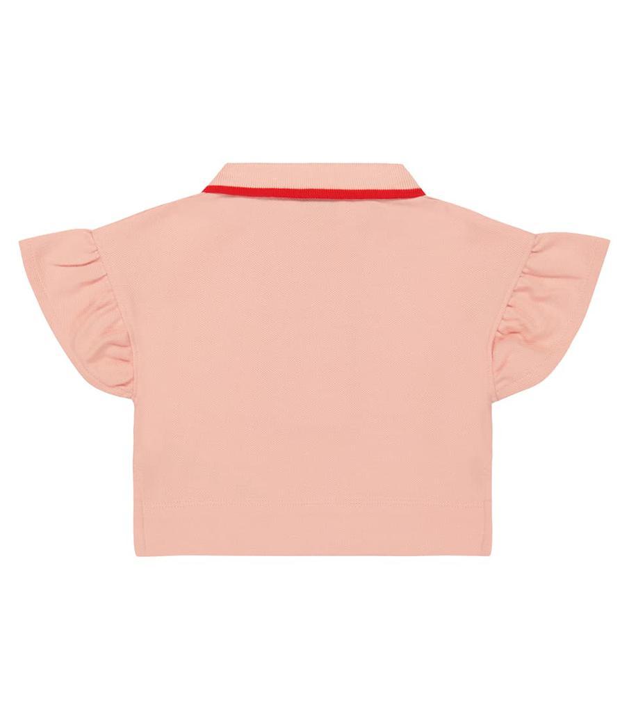商品Burberry|婴幼儿 — Icon Stripe珠地布Polo衫,价格¥1003,第4张图片详细描述