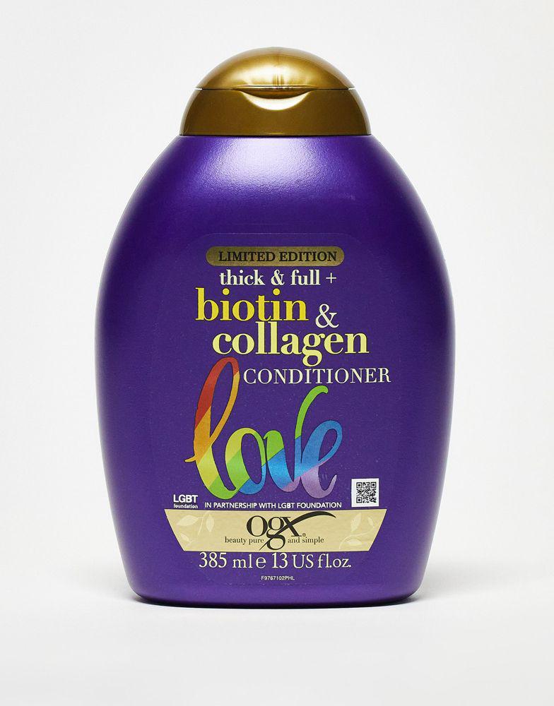 OGX Thick & Full+ Biotin & Collagen Conditioner 385ml商品第1张图片规格展示