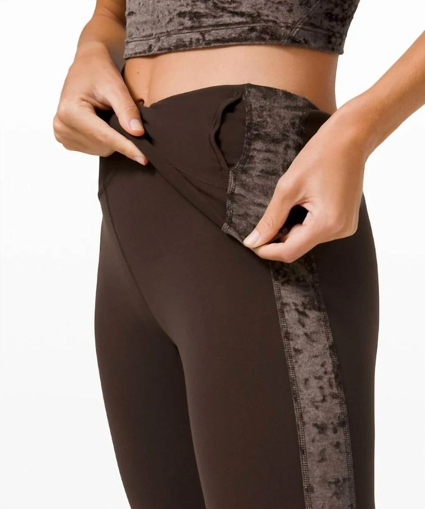 商品Lululemon|Align Super High Rise Pants 28" In Crushed Velvet French Press,价格¥649,第3张图片详细描述