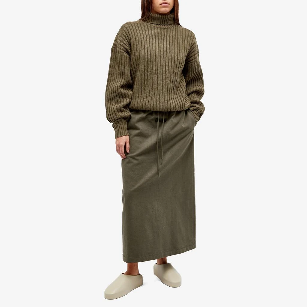 商品Essentials|Fear of God ESSENTIALS Long Skirt - Ink,价格¥480,第4张图片详细描述