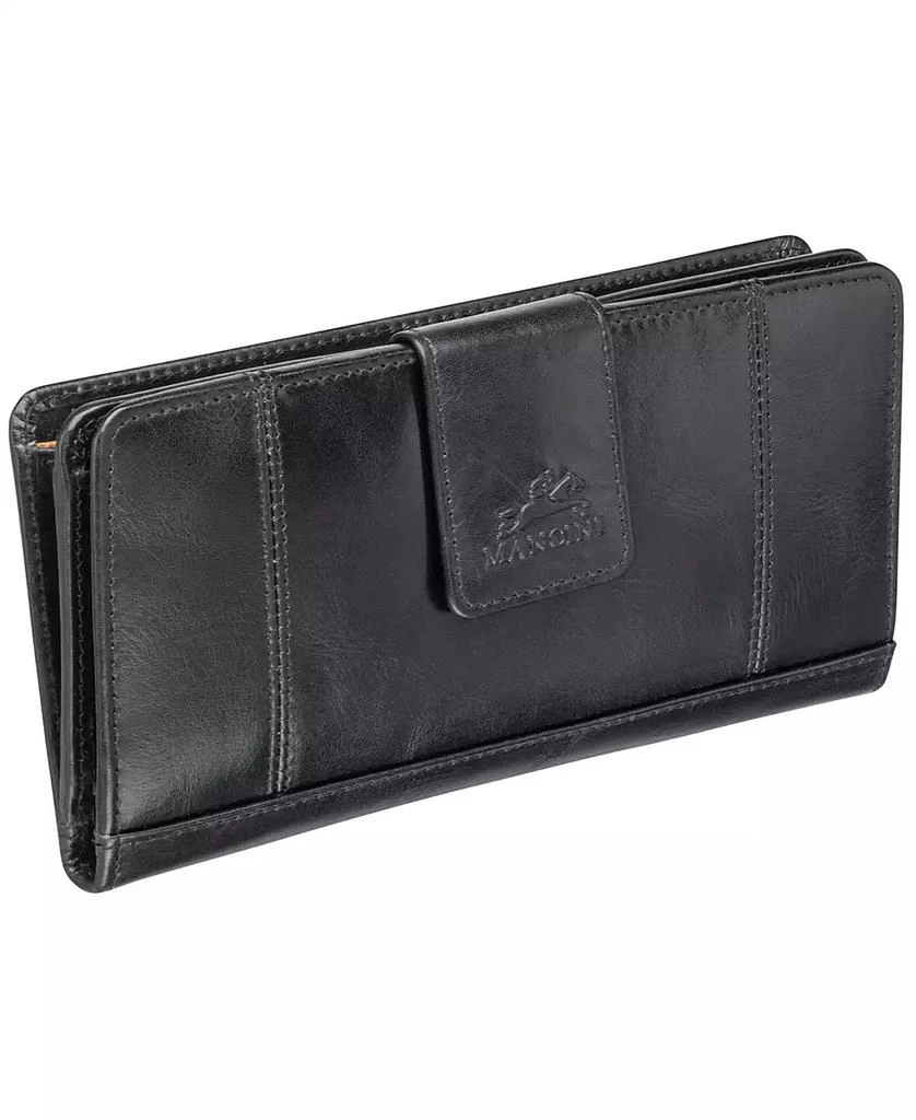 商品Mancini Leather Goods|Men's Casablanca Collection Clutch Wallet,价格¥419,第2张图片详细描述