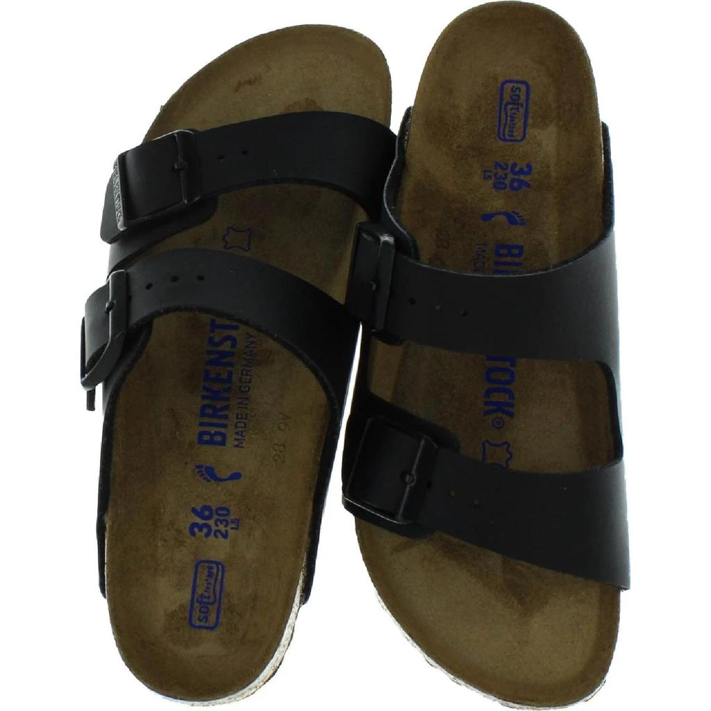商品Birkenstock|Birkenstock Women's Arizona Birko-Flor Soft Footbed Double Buckle Cork Sandals,价格¥591,第4张图片详细描述