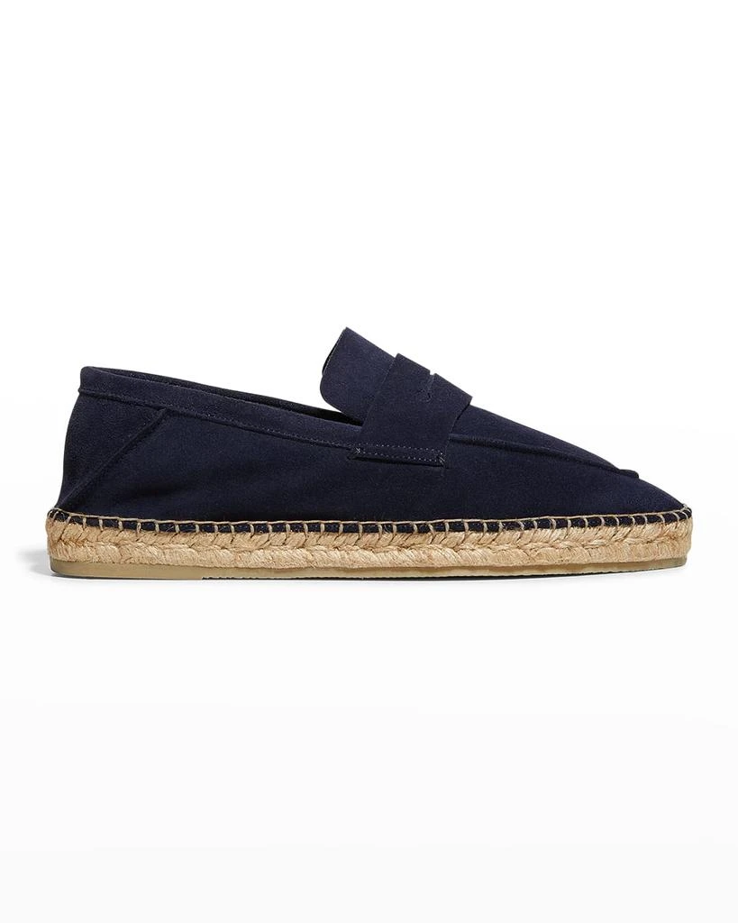 商品Zegna|Men's Suede-Leather Espadrilles,价格¥1969,第1张图片