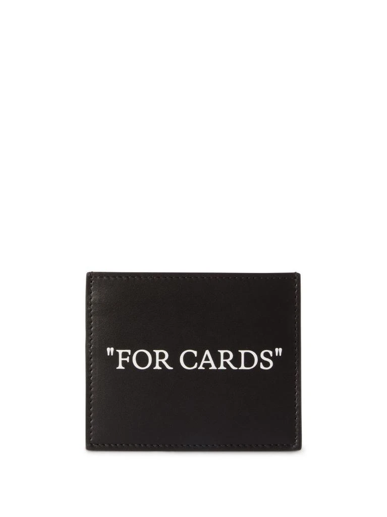 商品Off-White|QUOTE BOOKISH CARD CASE,价格¥1534,第1张图片