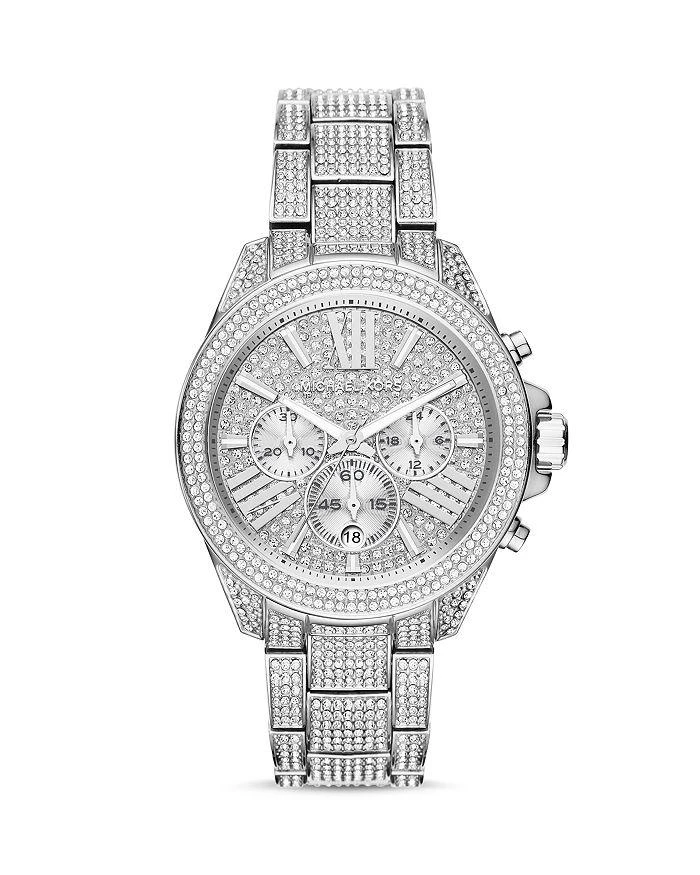 商品Michael Kors|Wren Pavé Chronograph Watch, 41.5mm,价格¥3727,第1张图片