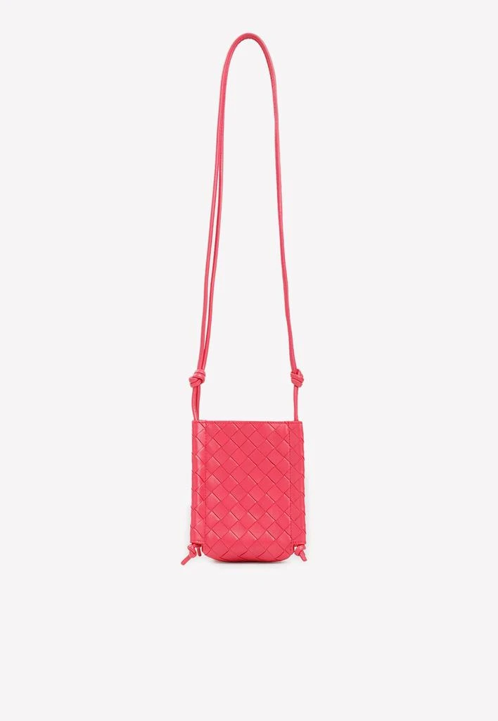 商品Bottega Veneta|Intrecciato Pouch Bag with Knotted Strap,价格¥8263,第1张图片