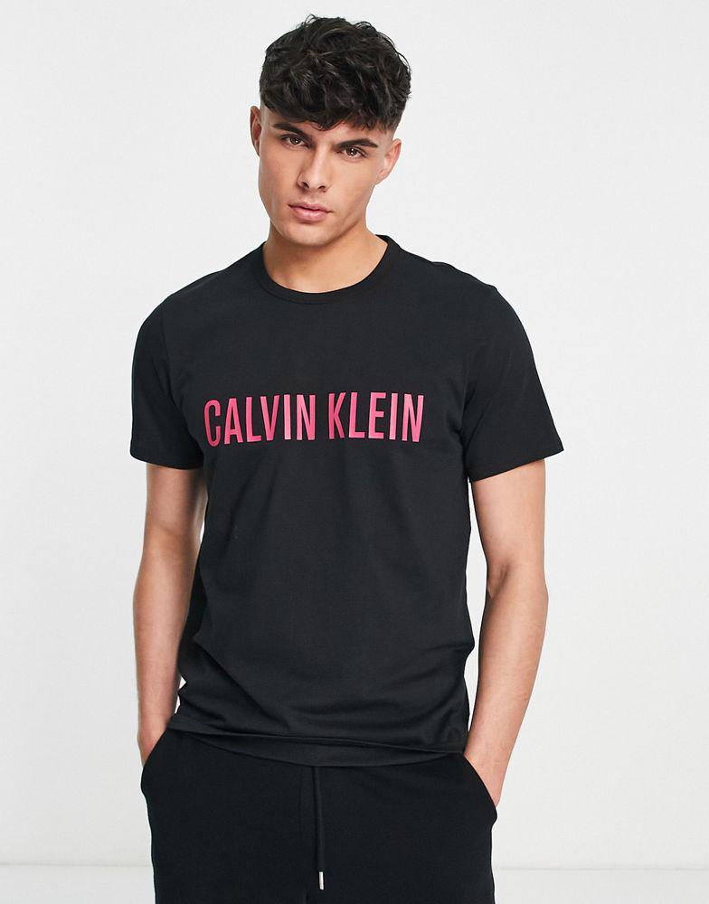 Calvin Klein intense power lounge t-shirt in black商品第1张图片规格展示