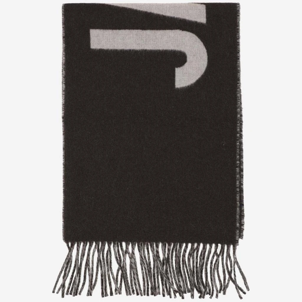 商品Jacquemus|JACQUEMUS WOOL SCARF WITH MAXI LOGO,价格¥1260,第1张图片