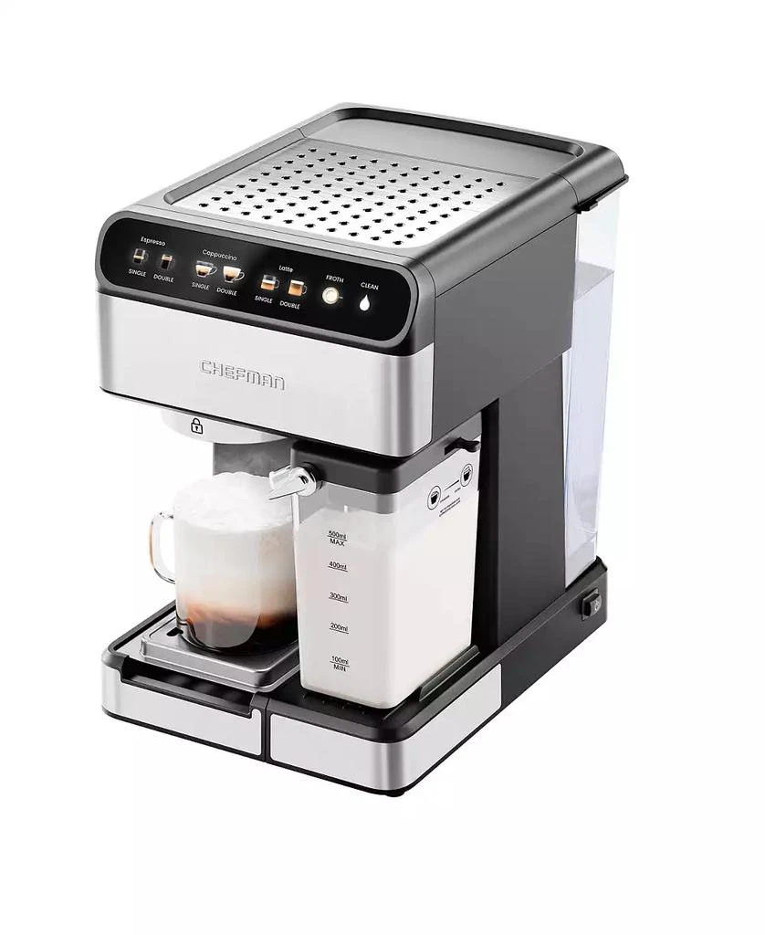 商品Chefman|Espresso Machine with Milk Frother,价格¥1747,第3张图片详细描述