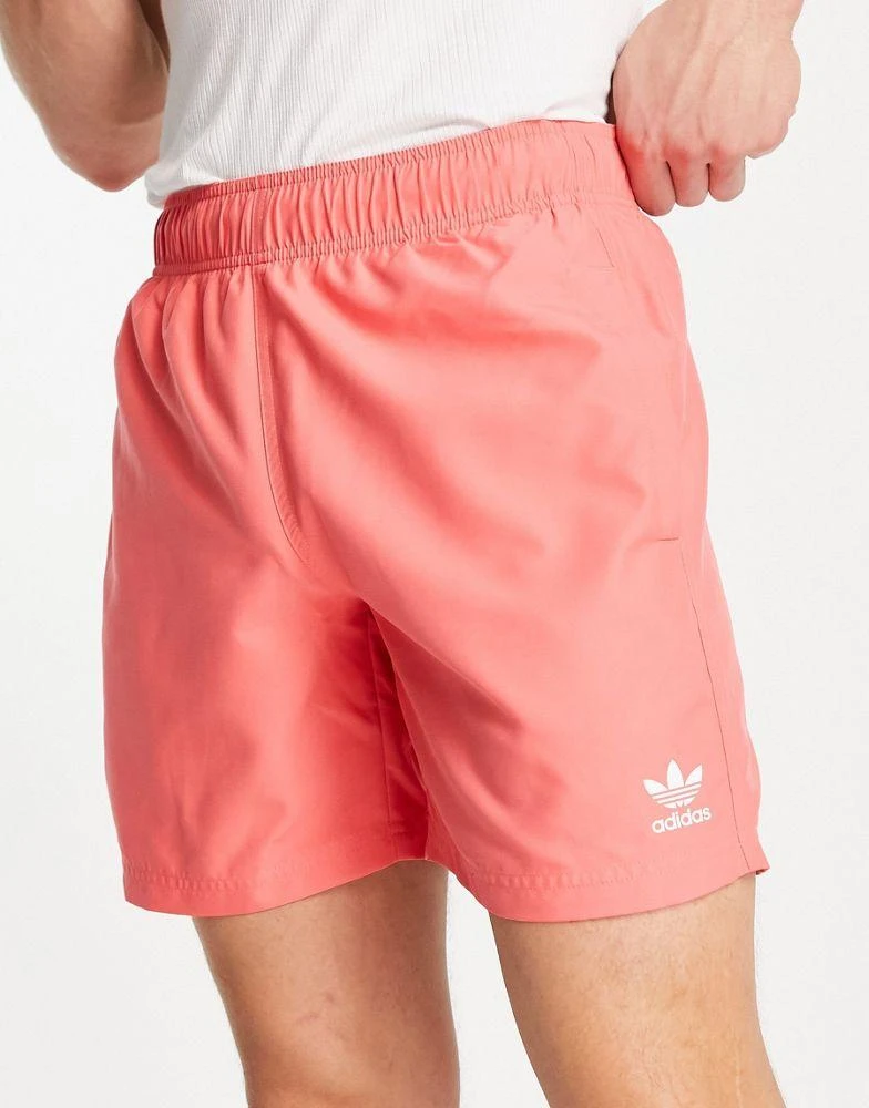 商品Adidas|adidas Originals Essentials swim shorts in pink,价格¥296,第2张图片详细描述