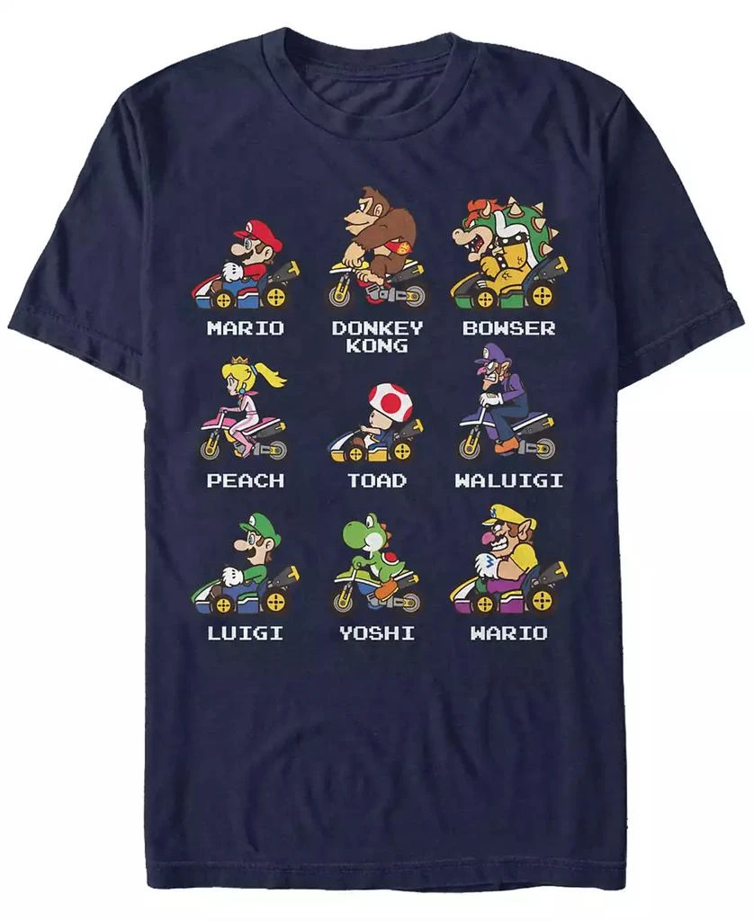 商品Nintendo|Nintendo Men's Mario Kart Character Choice Short Sleeve T-Shirt,价格¥190,第1张图片